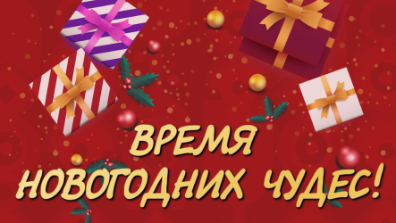 Время новогодних чудес!