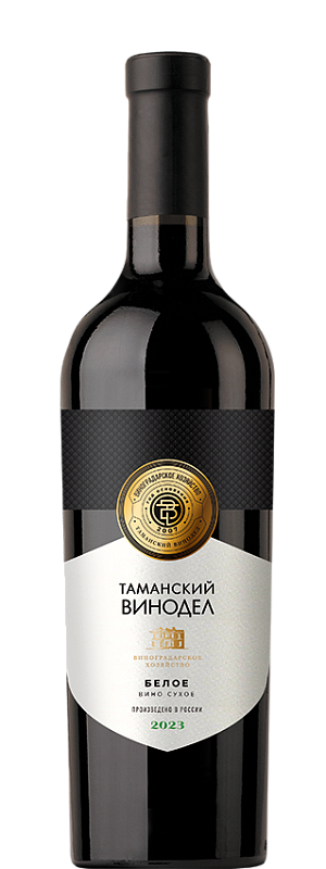 Вино сухое белое "Таманский Винодел"
